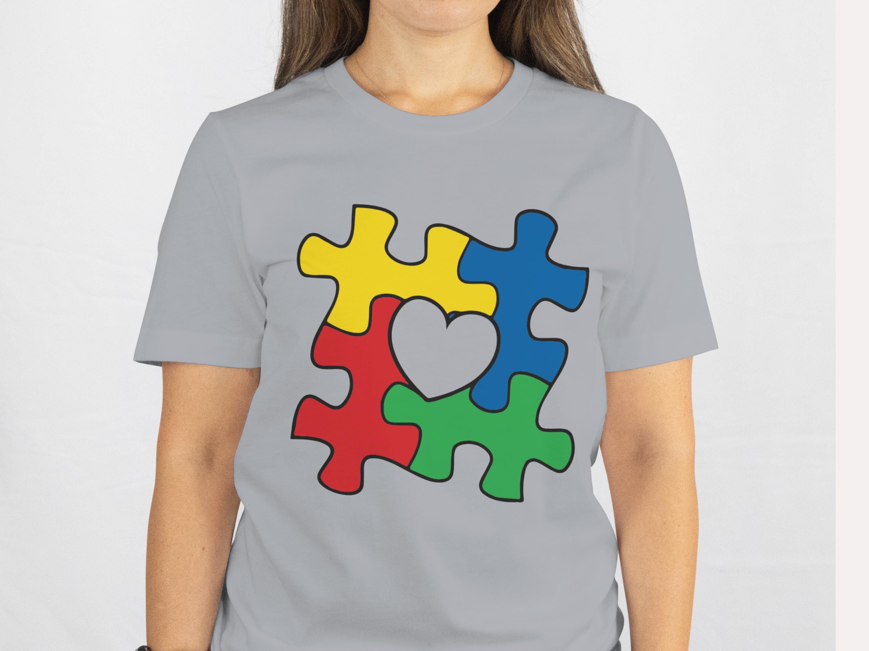 Autism Awareness Puzzle SVG PNG | Autism Mom Shirt Design ...
