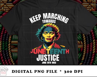 Juneteenth Justice PNG | Black History Design (Digital Download)