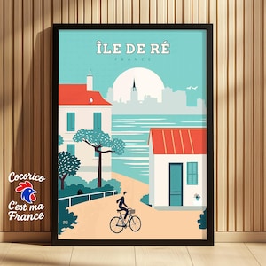 Holiday poster on the Isle of Ré • France