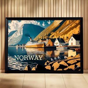 Fiordi selvaggi • Scandinavia • Poster FJO6490-3
