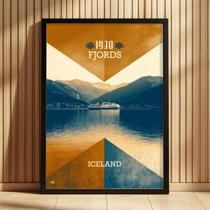 Fiordi in Islanda • <Magia delle crociere • Poster FJO6490-7