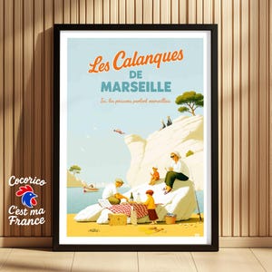 The Calanques of Marseille • In the south of France • Poster MARS576-3