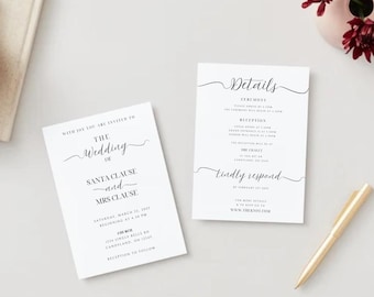 Editable Wedding Invitation