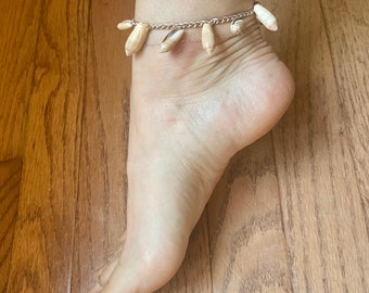 North Carolina Olive Shell Boho Anklet or Bracelet (8 3/4 inches)