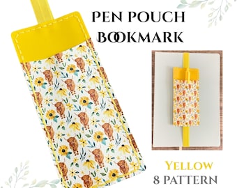 Pen Pouch Bookmark for Notebooks/Journals *8 options