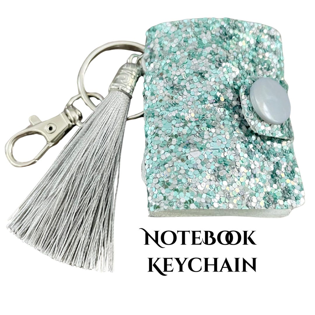 NEW DESIGNS** Mini Notebook Keychain With Tassel Over 50 Options - Etsy