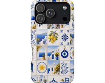 Greek summer Magnetic Impact-Resistant Cases