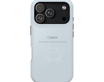 Krebs MagSafe Handyhülle, Sternzeichen Geschenk, Astrologie Horoskop Hülle Pflege Sensibel Intuitiv