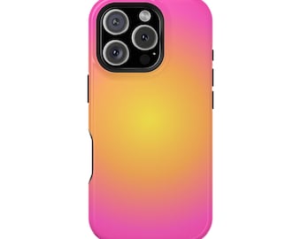 Pink Orange Sunset Gradient Magnetic Phone Case – iPhone Protective Cover