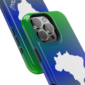 Funda para teléfono con diseño de mapa degradado del Mundial de Brasil / Funda magnética resistente a impactos imagen 5