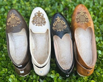 Khussa Royal Heritage para NIÑOS - Dabka artesanal para NIÑOS