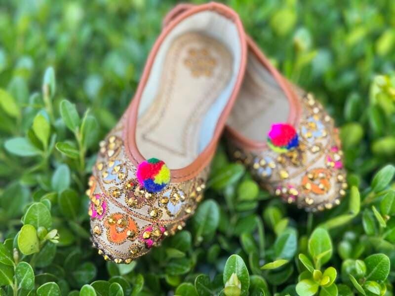 Tulip Kundan Khussa Stylo Baby Girl Khussa Canada