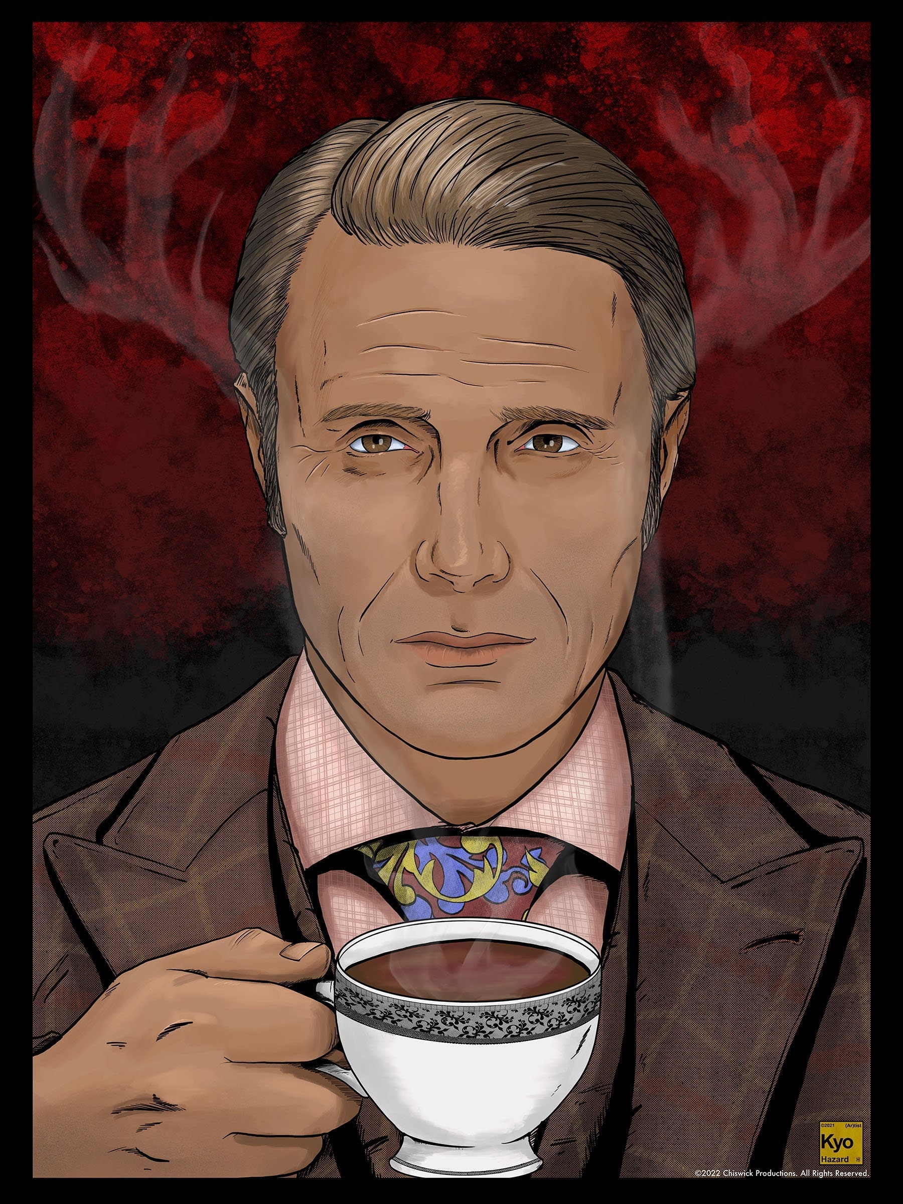 Dr. Hannibal Lecter officially Licensed Print - Etsy