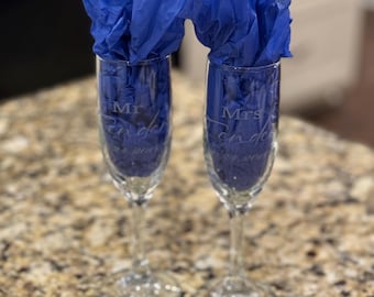Calici da champagne personalizzati