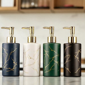 Glass Soap Dispenser – Refillable Pump Bottle for Hand Soap, Sanitiser, Shampoo, or Body Lotion