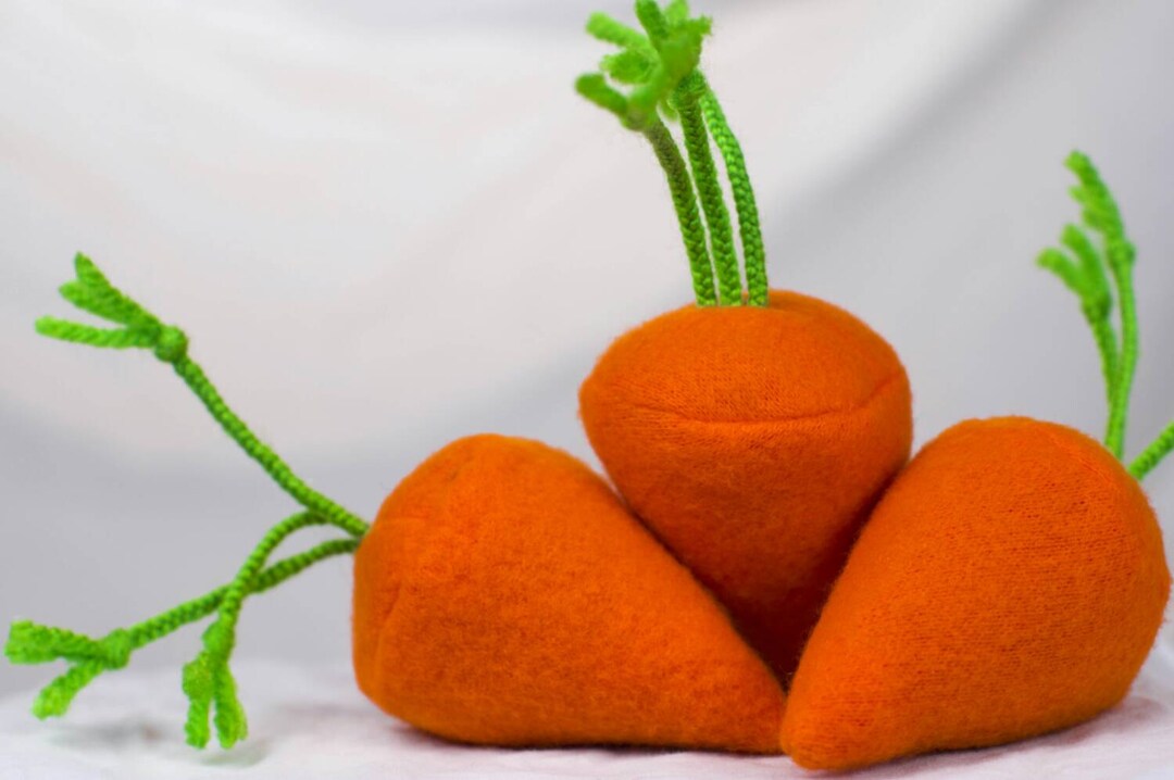 The Fleece Carrot Cat Toy Filled With Organic Catnip Etsy