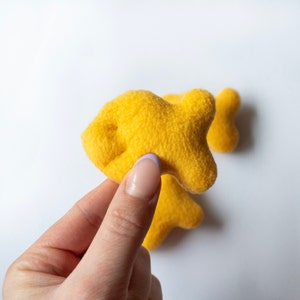 Gold Fish Cat Toy Plush - Filled with Organic Catnip