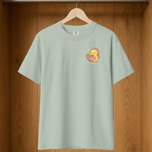 Cute Seahorse Shirt, Ocean Animal Tee, Comfort Colors Graphic Tee, Sea Life Graphic T-Shirt, Kawaii Marine Creature Gift