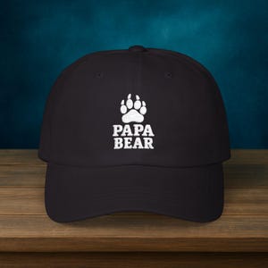 Gorra de Papá Oso, regalo para esposo, gorra Yupoong bordada, regalo para el Día del Padre de mi esposa, linda gorra de béisbol para papá, gorra de papá nueva, gorra de oso