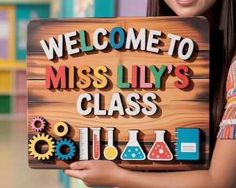 Benutzerdefinierte Lehrer Türschild, Lehrer Türschild, Lehrer Türschild, Schulanfang, Lehrer Geschenk