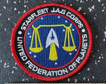 3" Embroidered Patch - Starfleet J.A.G. Corps
