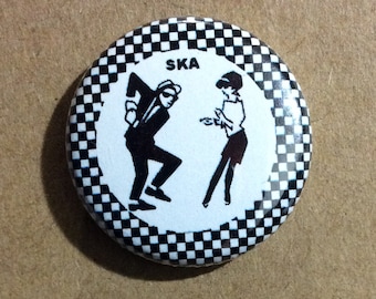 1" Button - SKA Dancing Couple