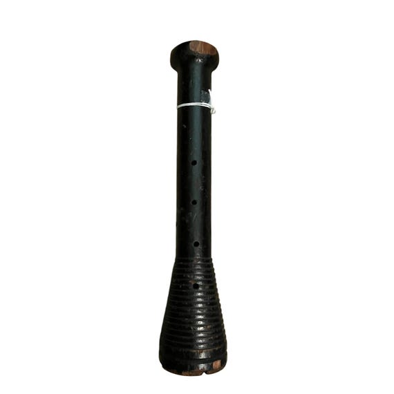 Vintage Early 1900s Wooden Textile Mill Spindle Bobbin Industrial 12"