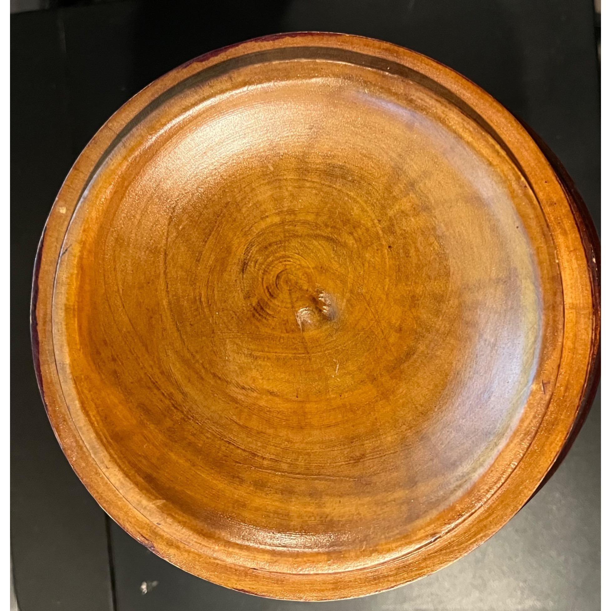 インドネシア？木製 彫刻装飾品壺 インドネシアの手彫りの蓋付き木製壷 - Etsy 日本