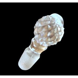 Imperial Glass Pressed Pineapple Bottle Stopper
