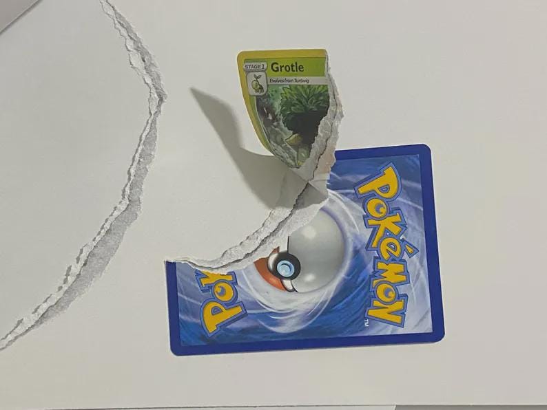 310gsm Black Core Cardstock: DIY TCG Proxy Card Stock - 8.5x11in - Blank/Smooth - non-foil Pokemon/MTG Weight/Thickness bild 2