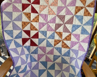 small hand quilted lap quilt