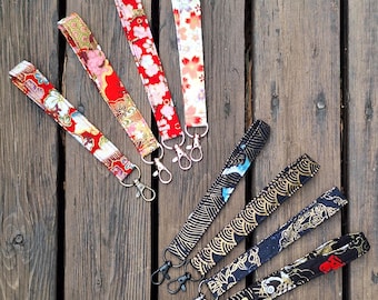 Schlüsselanhänger aus japanischer Baumwolle: Handgemachtes minimalistisches Accessoire