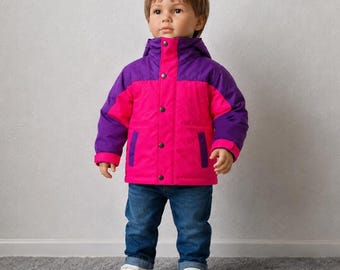 90s Inspired Festival Jacket – Retro Streetwear Statement  Toddler Jacket – Trendy Child Fashion Gift