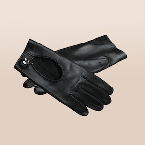 Women&#39;s Leather Driving Gloves: Soft Genuine Leather, Elegant Style