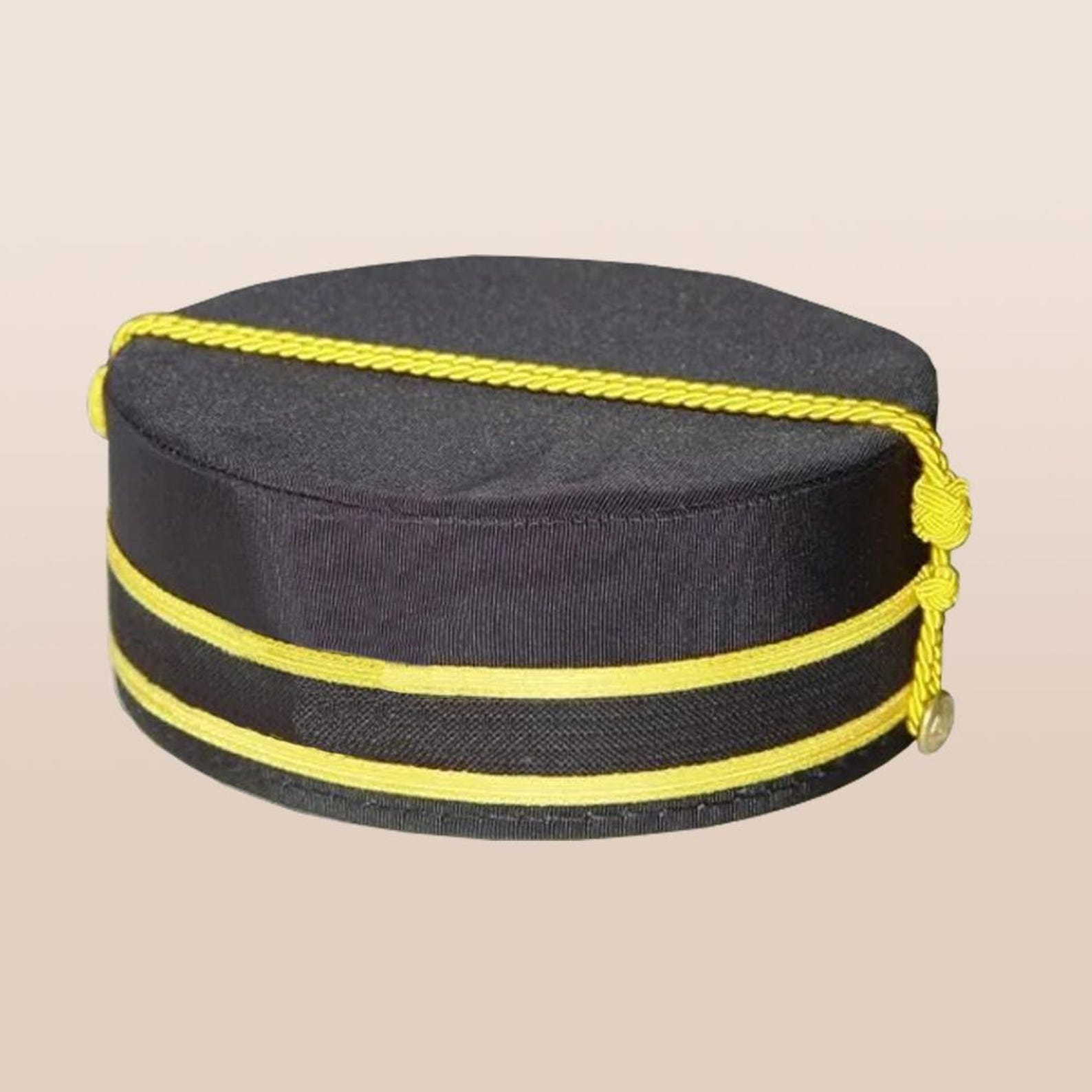 Masonic 32nd Degree Scottish Rite Cap: Black Freemason Regalia - Etsy