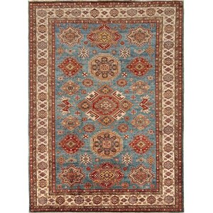 Handmade Premium Kazak Rug 6’10″×9’8″ • 100% Wool  Traditional Caucasian Design Rug