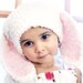 HCC Timms reviewed 6 to 12m Easter Bunny Hat, Baby Pink Bunny Ears, Spring Baby Hat , Cream Bunny Beanie, Bunny Rabbit Hat, Soft Bunny Photo Prop, Spring Gifts