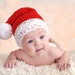 Libby Gowen reviewed 6 to 12m Santa Baby Hat Red Christmas Photo Prop Santa Hat, Pom Pom Beanie Christmas Gift, Crochet Christmas Hat Christmas Elf Hat