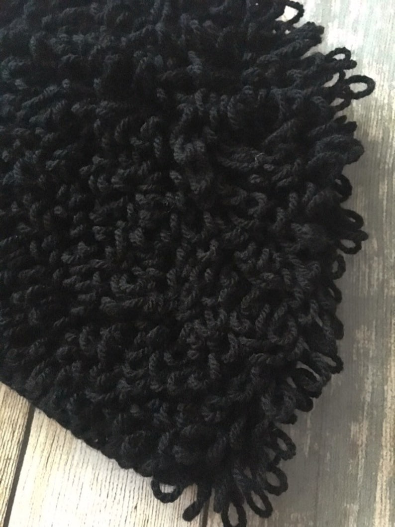 Loopy Baby Wig Black Curly Afro Hat Cabbage Patch Kids Hair - Etsy