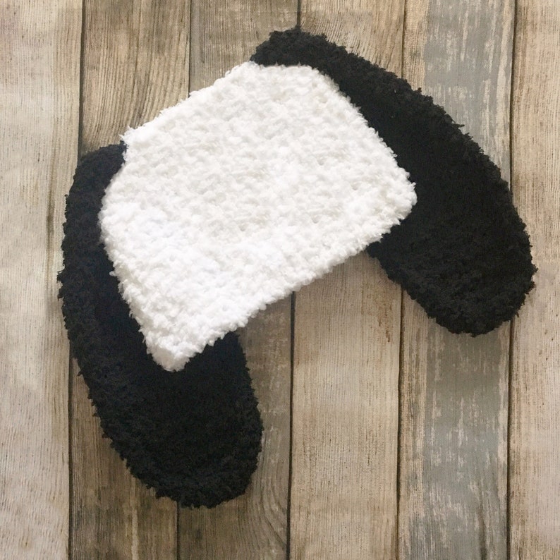 3 to 6m Baby Pink Bunny Hat Infant Girl Crochet Bunny Ears image 9