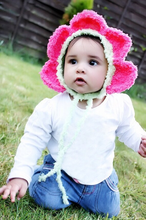 6 to 12m Daisy Petal Flower Hat Baby 