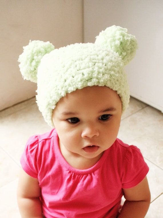 infant pom pom beanie