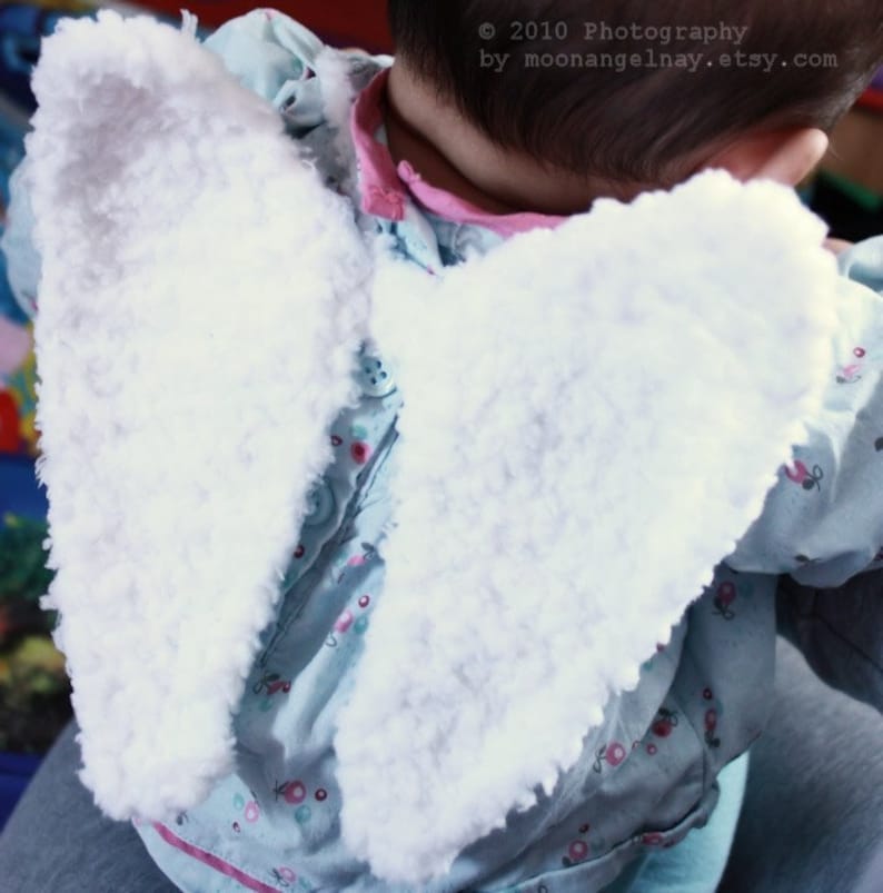 White Crochet Fairy Sitter Photo Prop Dress Up Gift Angelic Christmas Costume For Girls and Boys 6 to 12m Little Cherub Baby Angel Wings