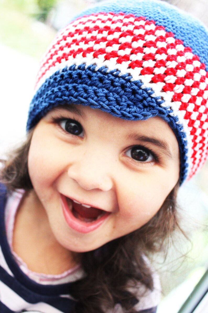 2T to 4T Pure Cotton Summer Newsboy Hat Toddler Crochet Red image 0