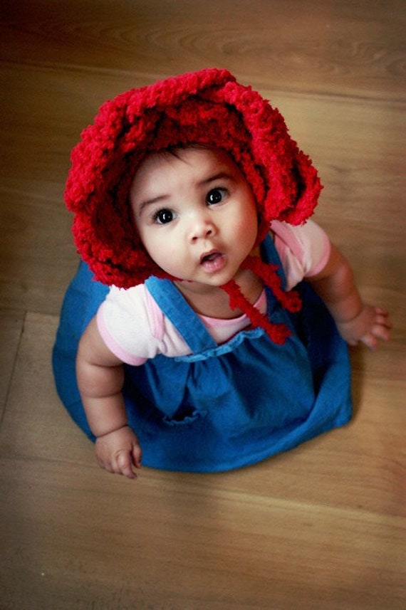 baby girl red hat