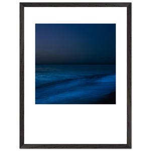 Fine Art Framed Limited Edition Photographic Print on Archival Paper. Oceanscape. Seascape. Wall Decor Home Decor. Ocean. Coastal. Clouds.