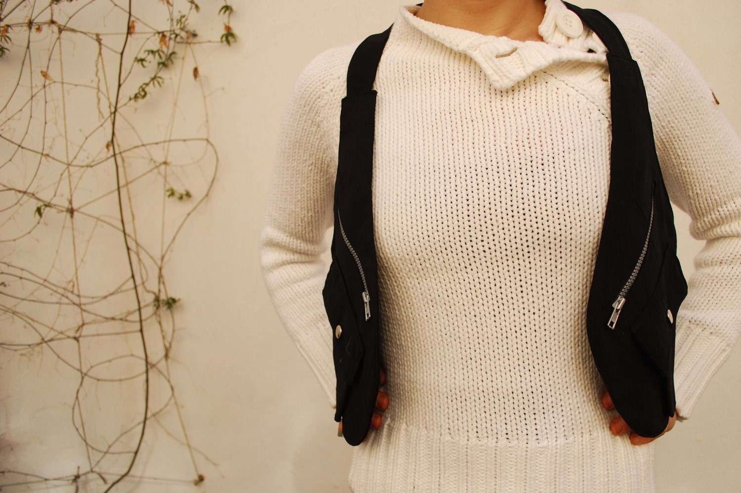 Black Holster Vest / Holster Bag / Travel Bag / Utility Etsy