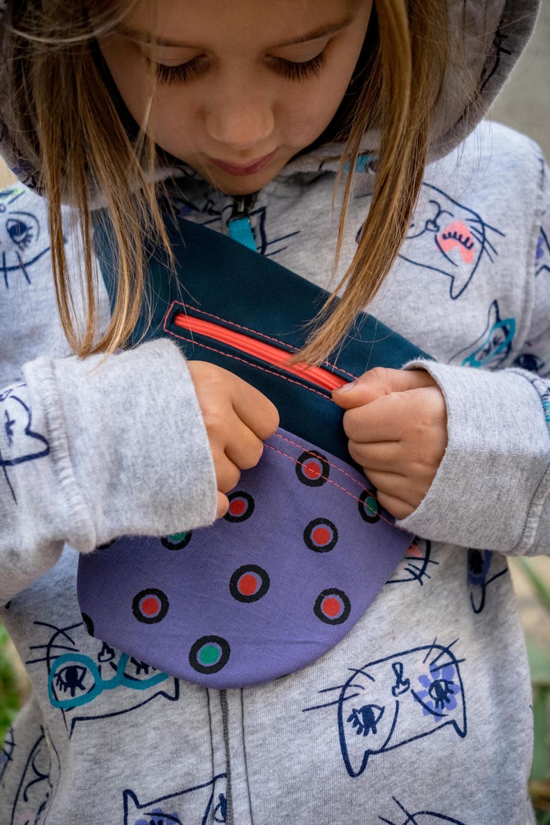 Kids Fanny Pack Mini fanny pack Polka Dot Waist Bag Etsy
