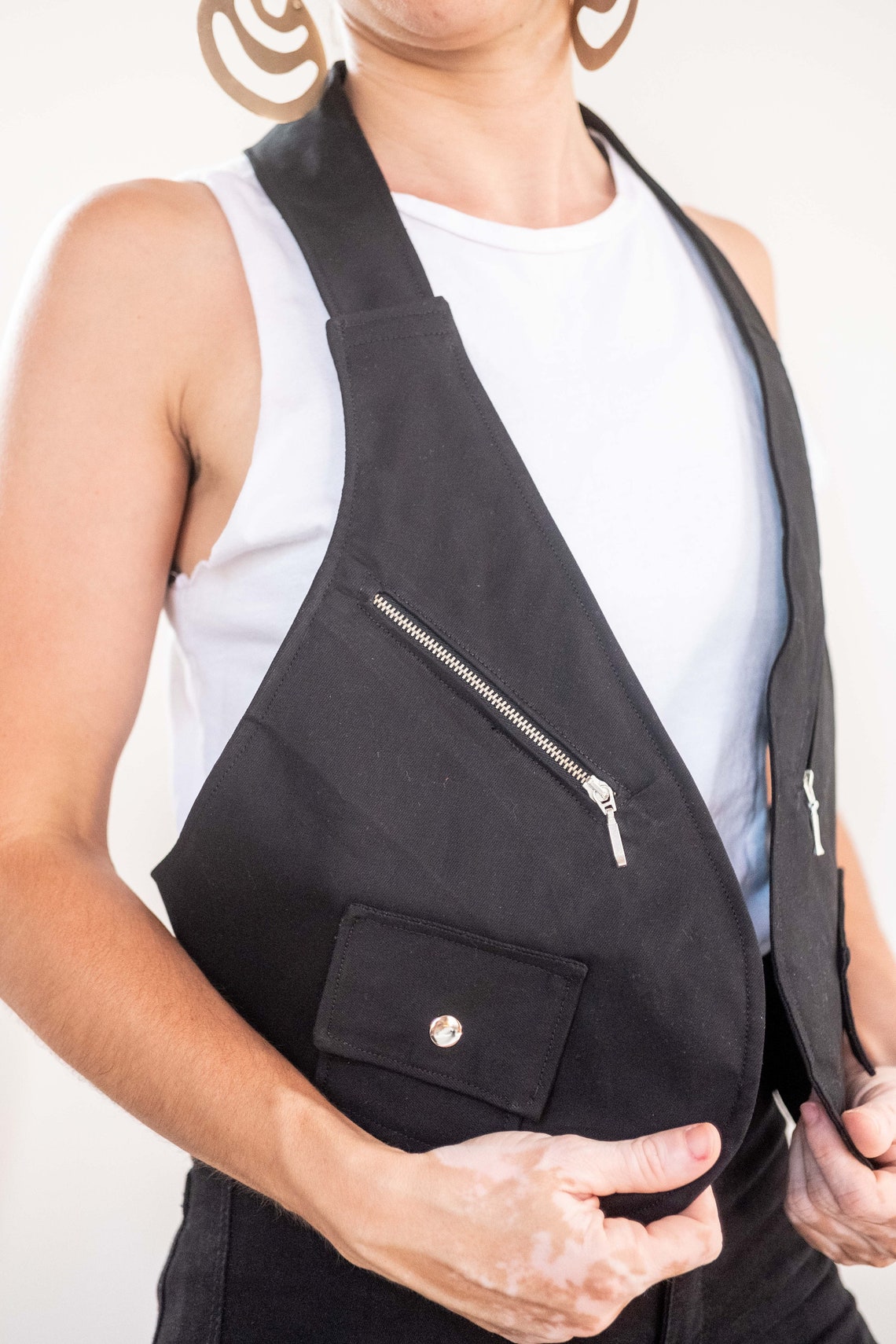 Women's Holster Vest Black / Holster Bag / Streetwear / Etsy