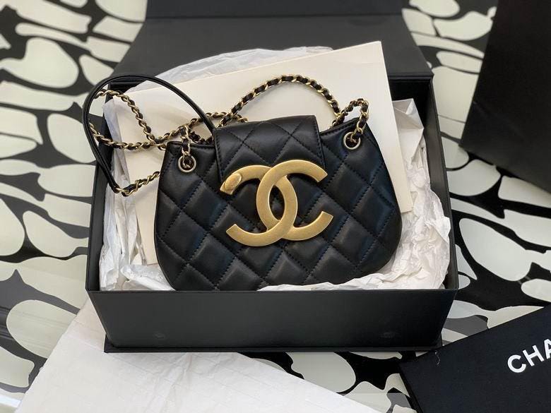 Chanel vintage top handle bag - Etsy 日本
